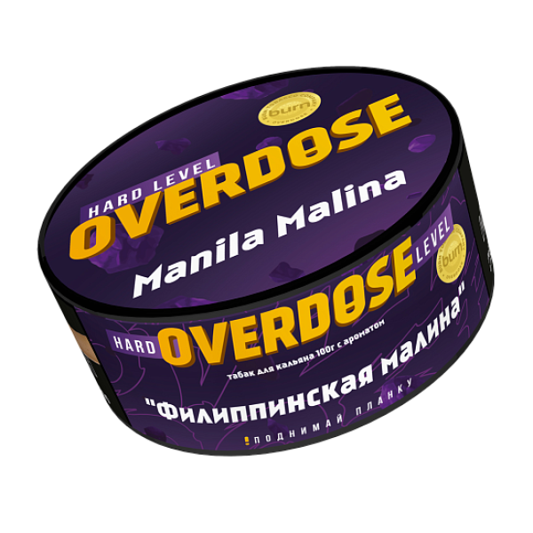 Табак Overdose Manila Malina (Филиппинская малина) 100 гр в Ханты-Мансийске