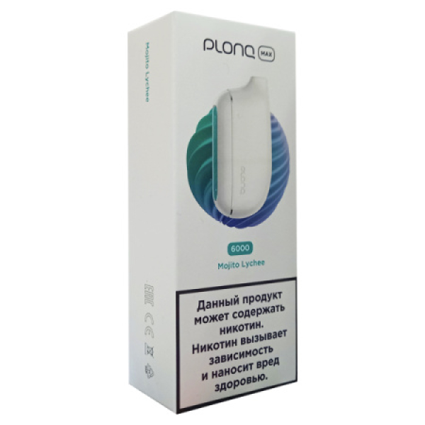 Plonq Max Mojito Lychee 6000 тяг в Ханты-Мансийске