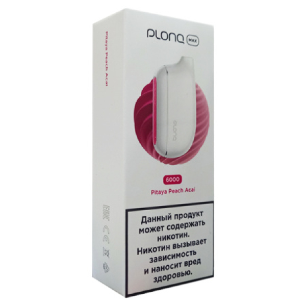 Plonq Max Pitaya Peach Acai 6000 тяг в Ханты-Мансийске