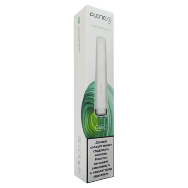 Plonq Plus Pro Lime Lemongrass 4000 тяг в Ханты-Мансийске