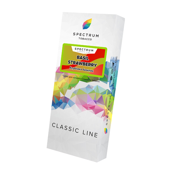 Табак SPECTRUM BASIL STRAWBERRY  100 грамм в Ханты-Мансийске