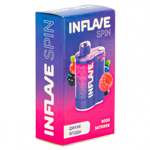 INFLAVE SPIN Дикие ягоды (8000 затяжек) в Ханты-Мансийске