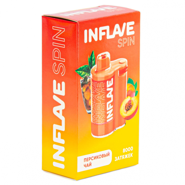 INFLAVE SPIN Персиковый чай (8000 затяжек) в Ханты-Мансийске