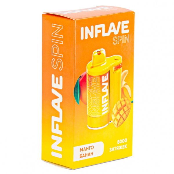 INFLAVE SPIN Манго банан (8000 затяжек) в Ханты-Мансийске