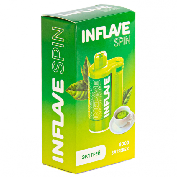 INFLAVE SPIN Эрл Грей (8000 затяжек) в Ханты-Мансийске