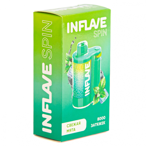 INFLAVE SPIN Свежая мята (8000 затяжек) в Ханты-Мансийске