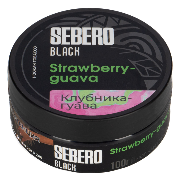 Табак Sebero Black Strawberry Guava  100 грамм в Ханты-Мансийске