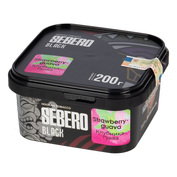 Табак Sebero Black Strawberry Guava  200 грамм в Ханты-Мансийске