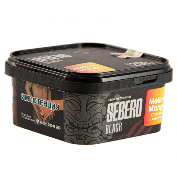 Табак Sebero Black Mellow Mango  200 грамм в Ханты-Мансийске