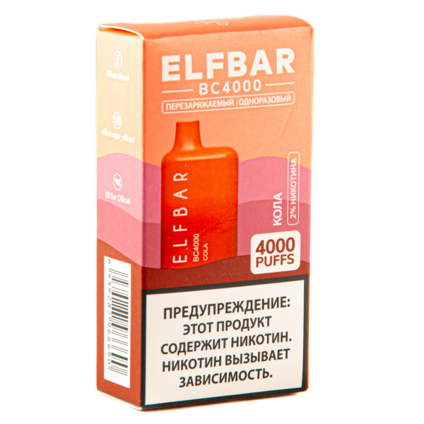 ELF BAR Cola (4000 затяжек) 20 мг в Ханты-Мансийске