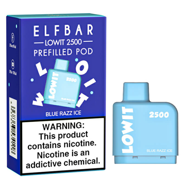 Картридж Elf Bar Lowit 2500 20 мг, 6 мл (Blue Razz Ice) в Ханты-Мансийске