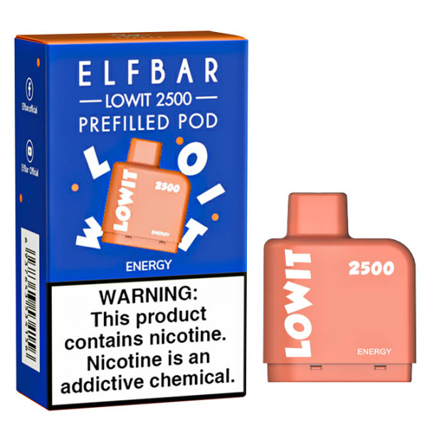 Картридж Elf Bar Lowit 2500 20 мг, 6 мл (Energy) в Ханты-Мансийске