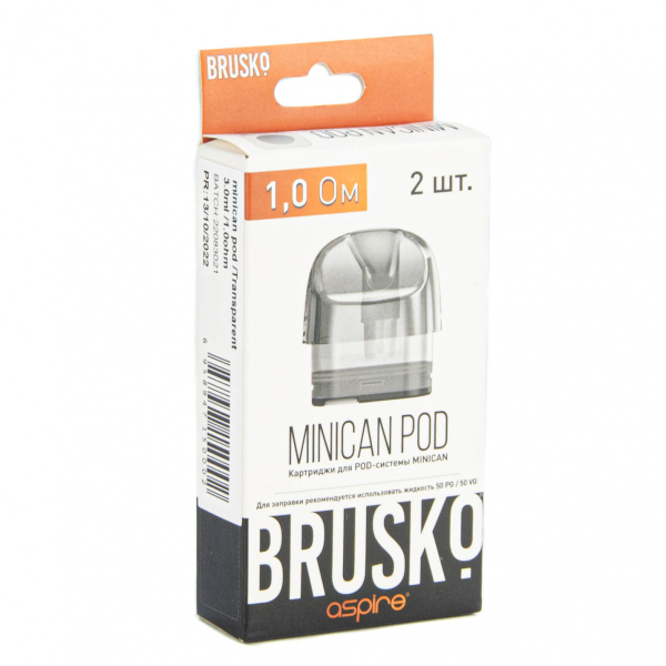 Картридж Brusko Minican прозрачный (2шт.) 0,8 в Ханты-Мансийске