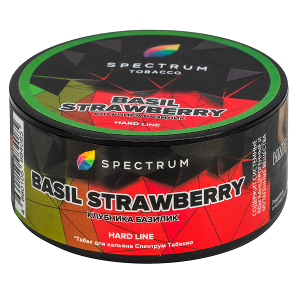 Табак Spectrum Hard Basil Strawberry  25 грамм в Ханты-Мансийске