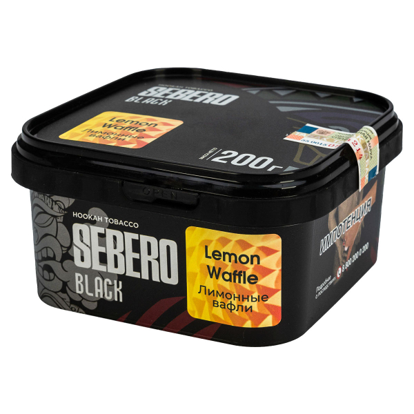 Табак Sebero Black Lemon Waffle  200 грамм в Ханты-Мансийске
