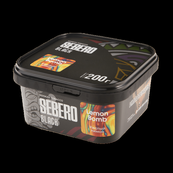 Табак Sebero Black Lemon Bomb  200 грамм в Ханты-Мансийске