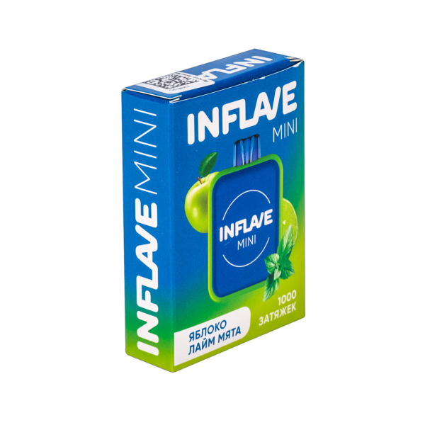 Inflave Mini Яблоко Лайм Мята (1000 Затяжек) в Ханты-Мансийске
