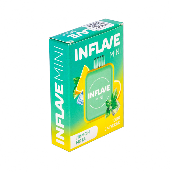 Inflave Mini Лимон Мята (1000 Затяжек) в Ханты-Мансийске