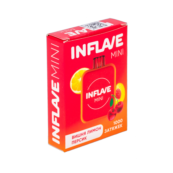 Inflave Mini Вишня Персик Лимон (1000 Затяжек) в Ханты-Мансийске