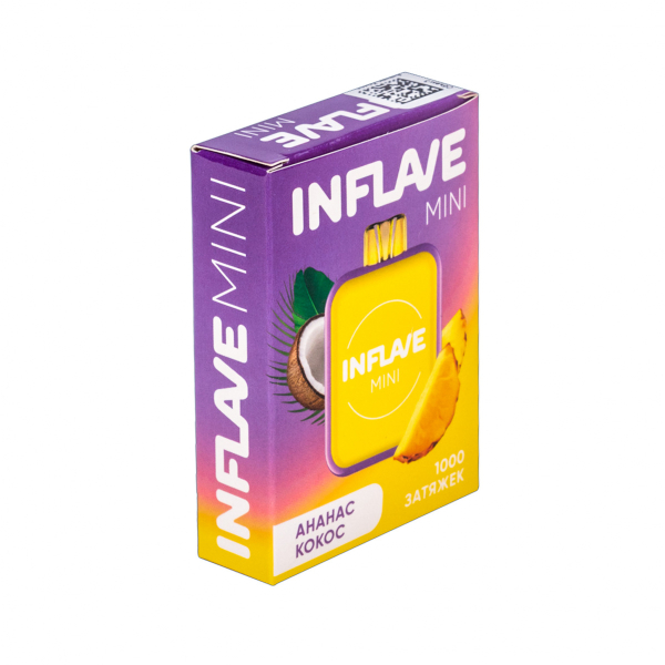 Inflave Mini Ананас Кокос (1000 Затяжек) в Ханты-Мансийске
