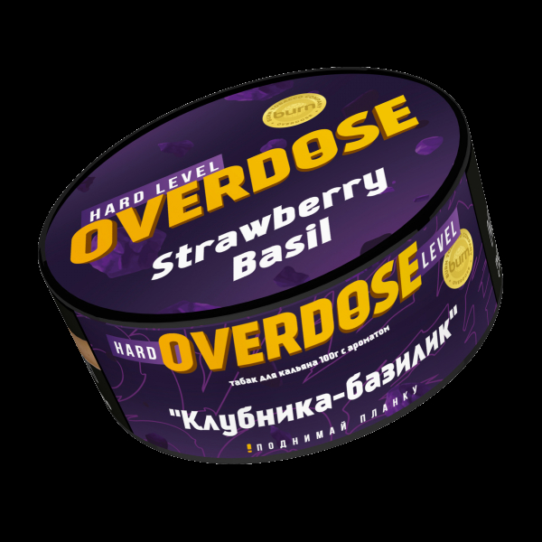 Табак Overdose Strawberry Basil  100 грамм в Ханты-Мансийске
