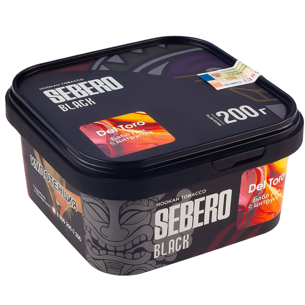 Табак Sebero Black Del Toro  200 грамм в Ханты-Мансийске