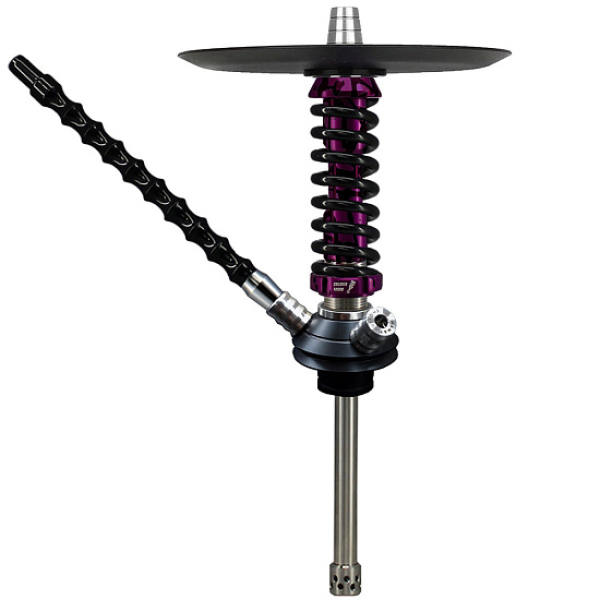 Кальян Mamay Custom Coilovers Micro Пурпурный Сплеш Черный  в Ханты-Мансийске