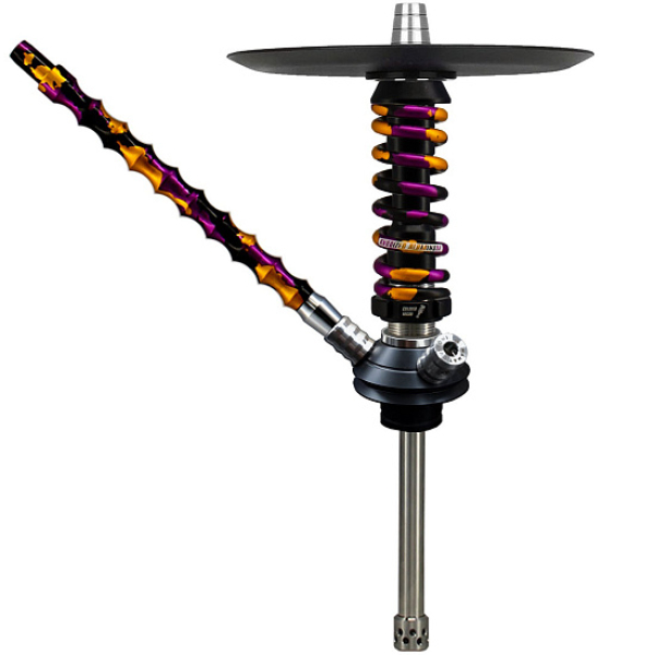 Кальян Mamay Custom Coilovers Micro Черный Пурпурно-Золотой Камуфляж  в Ханты-Мансийске