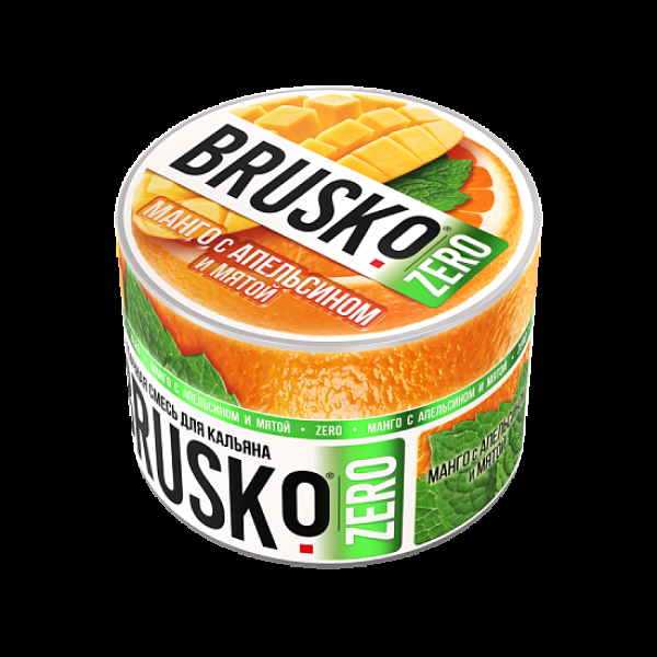 Смесь Brusko Манго С Апельсином И Мятой (Zero)  50 гр в Ханты-Мансийске