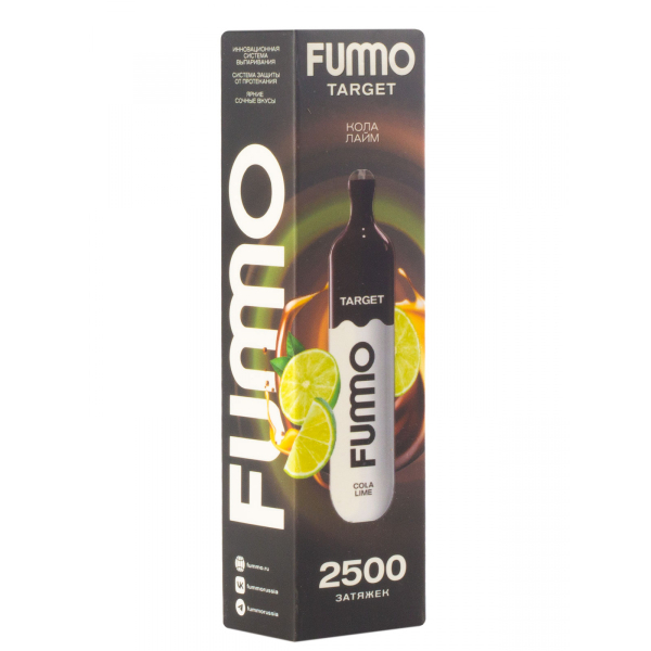 Fummo Target Кола Лайм (2500 Затяжек) в Ханты-Мансийске