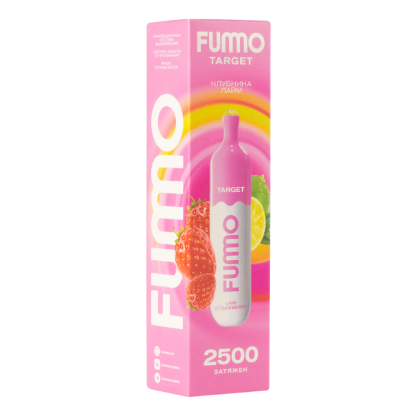 Fummo Target Клубника Лайм (2500 Затяжек) в Ханты-Мансийске