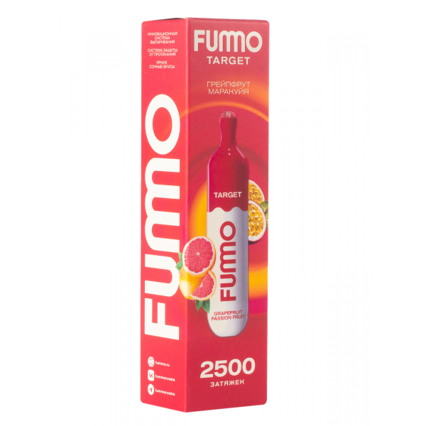 Fummo Target Грейпфрут Маракуйя (2500 Затяжек) в Ханты-Мансийске