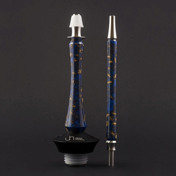 Кальян Union Hookah Sleek Акрил С Шишками Синий  в Ханты-Мансийске