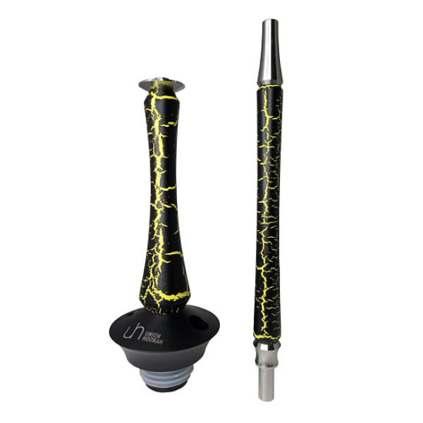 Кальян Union Hookah Sleek Кракле Желтый  в Ханты-Мансийске
