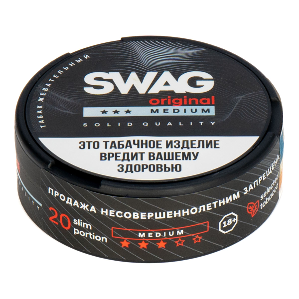 Жевательный табак Swag Medium Original 10 грамм в Ханты-Мансийске