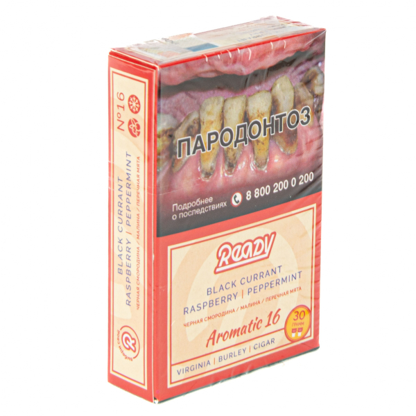 Табак Ready  №16 Black Currant Raspberry Peppermint 30 грамм в Ханты-Мансийске