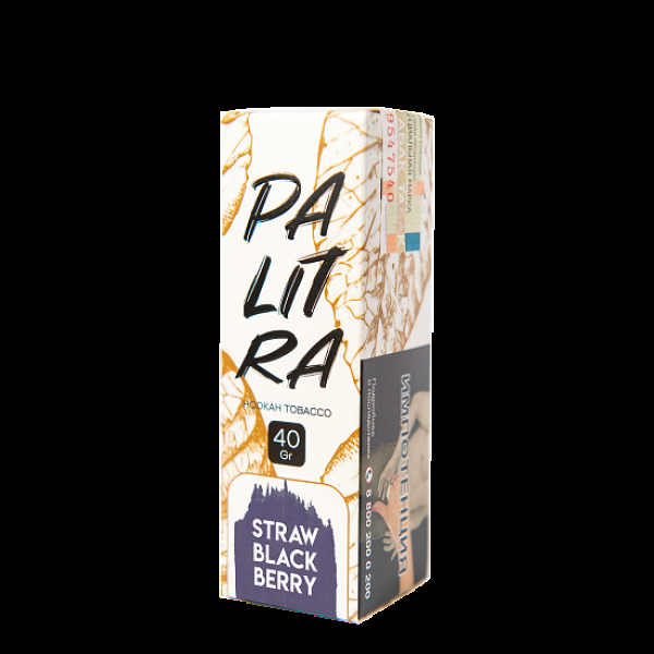 Табак Palitra Straw Black Berry (Земляника Ежевика)  40 грамм в Ханты-Мансийске