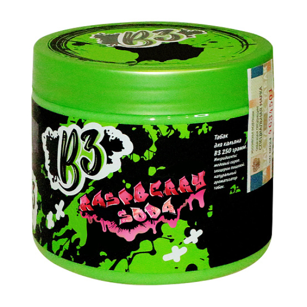 Табак B3 Raspberry Soda  250 грамм в Ханты-Мансийске