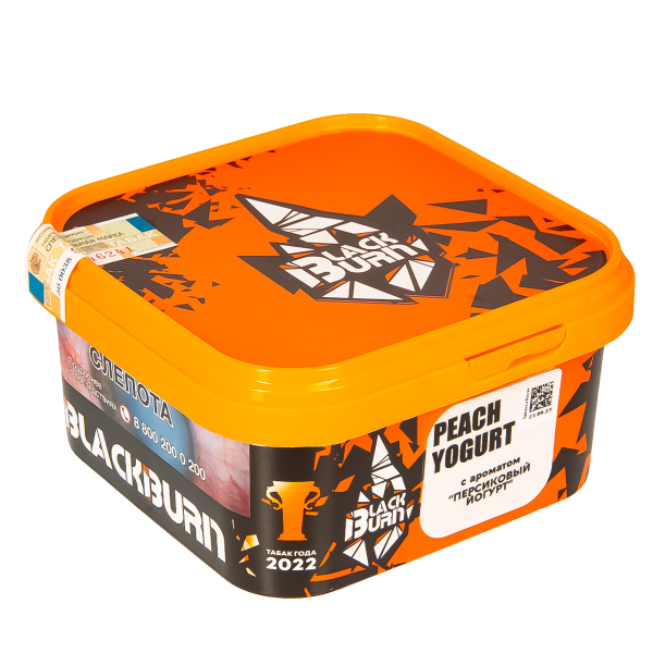 Табак Burn Black Peach Yogurt  200 грамм в Ханты-Мансийске