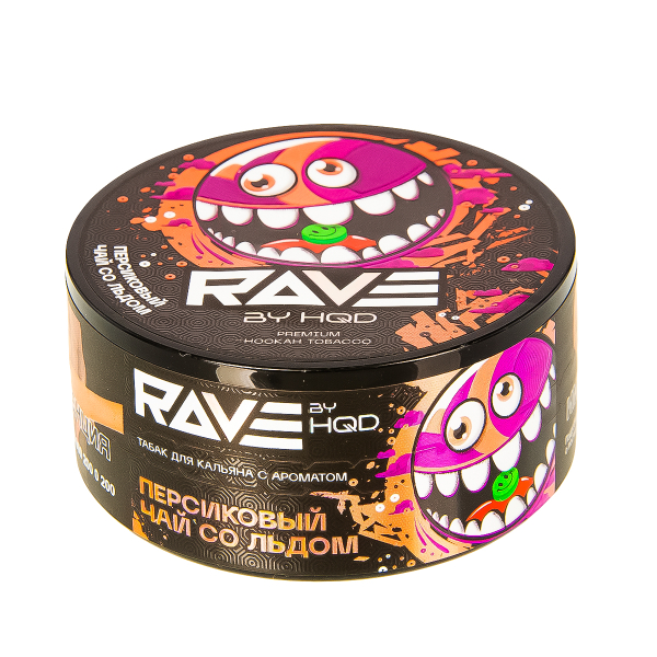Табак Rave By Hqd Персиковый Чай Со Льдом  25 грамм в Ханты-Мансийске