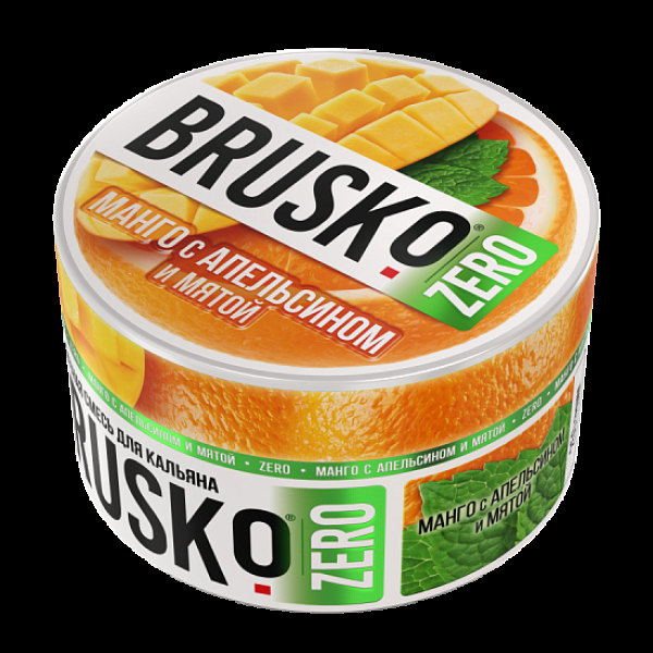 Смесь Brusko Манго С Апельсином И Мятой (Zero)  250 гр в Ханты-Мансийске