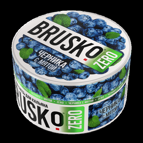 Смесь Brusko Черника С Мятой (Zero)  250 гр в Ханты-Мансийске