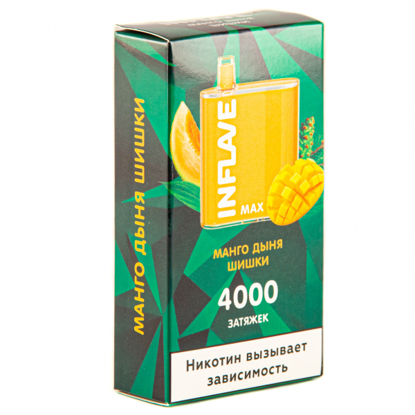 Inflave Max Манго-Дыня-Шишки (4000 Затяжек) в Ханты-Мансийске