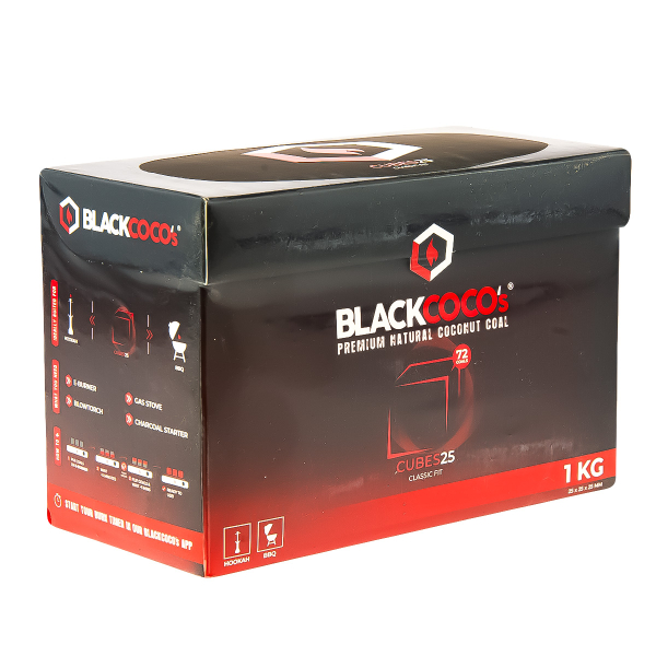 Уголь Blackcoco’s Кокосовый 72 Шт (25 Мм) в Ханты-Мансийске
