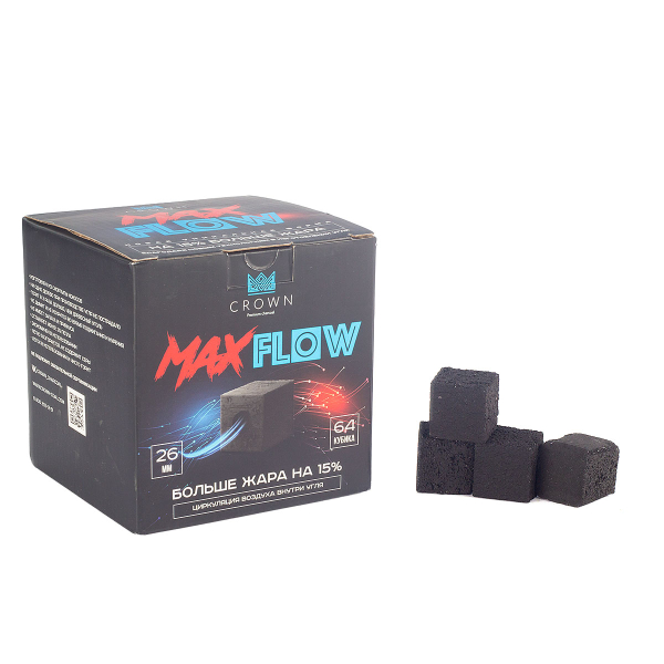 Уголь Crown Maxflow Кокосовый 64 Шт (26 Мм) в Ханты-Мансийске