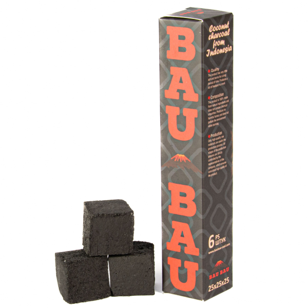 Уголь Bau Bau Кокосовый 6 Шт Черный (25 Мм) в Ханты-Мансийске