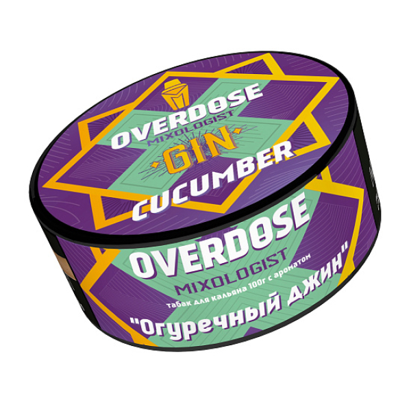 Табак Overdose Gin Cucumber  100 грамм в Ханты-Мансийске