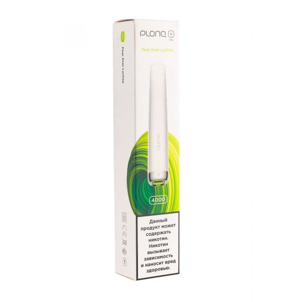 Plonq Plus Pro Груша Киви Личи (4000 Затяжек) 20 Мг в Ханты-Мансийске