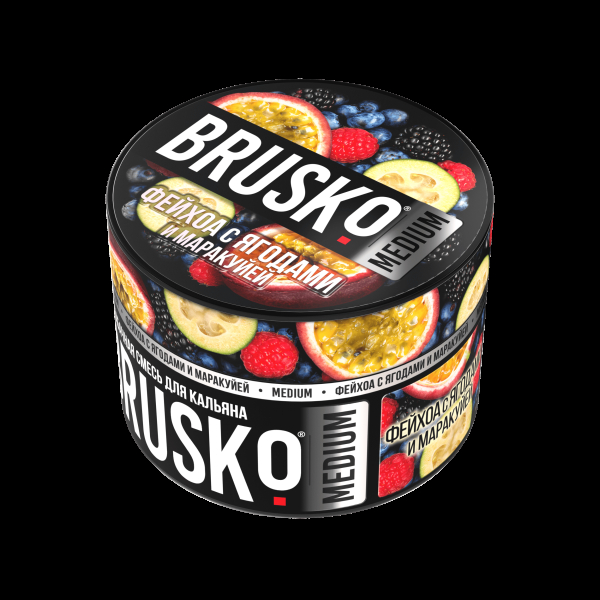 Смесь Brusko Medium Фейхоа С Ягодами И Маракуйей  50 гр в Ханты-Мансийске
