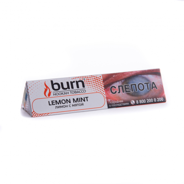 Табак Burn Lemon Mint  25 грамм в Ханты-Мансийске